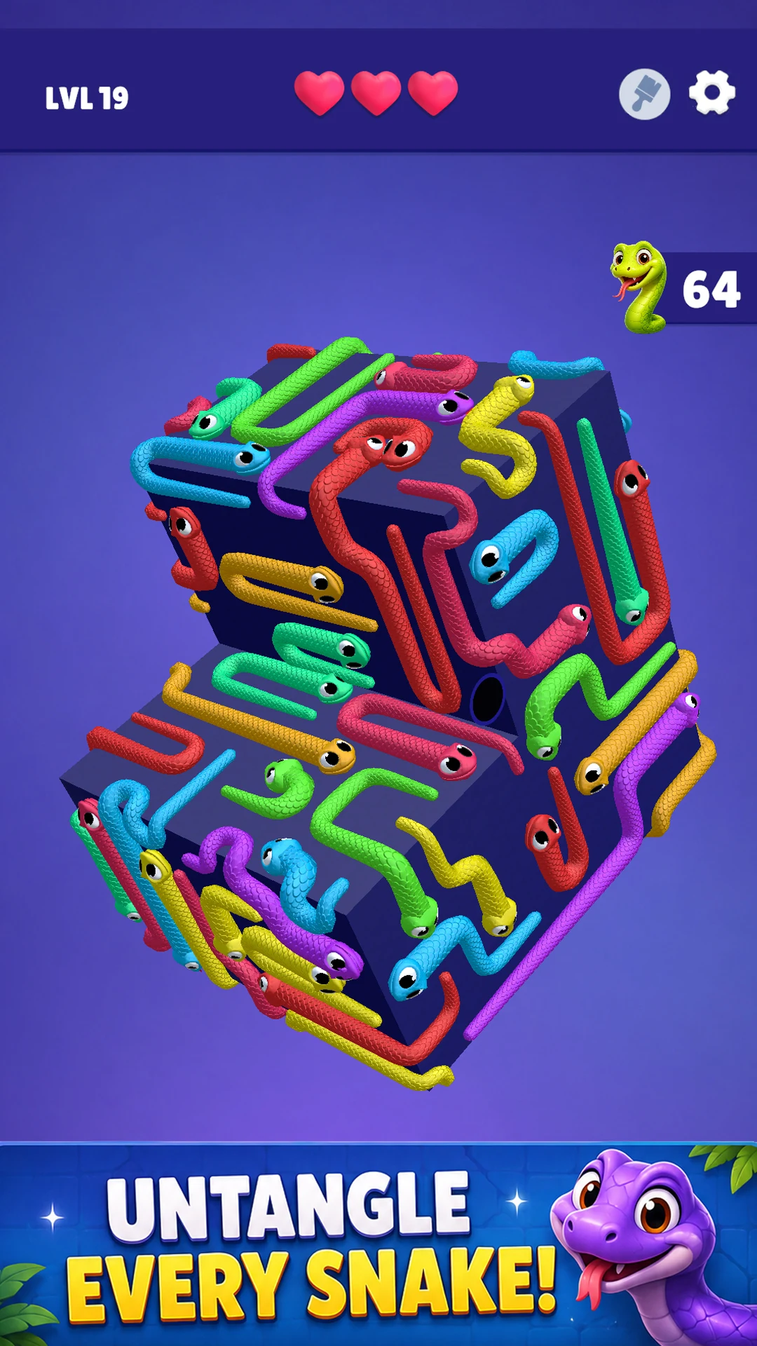 Slither Jam: Escape Puzzle 3D screenshot