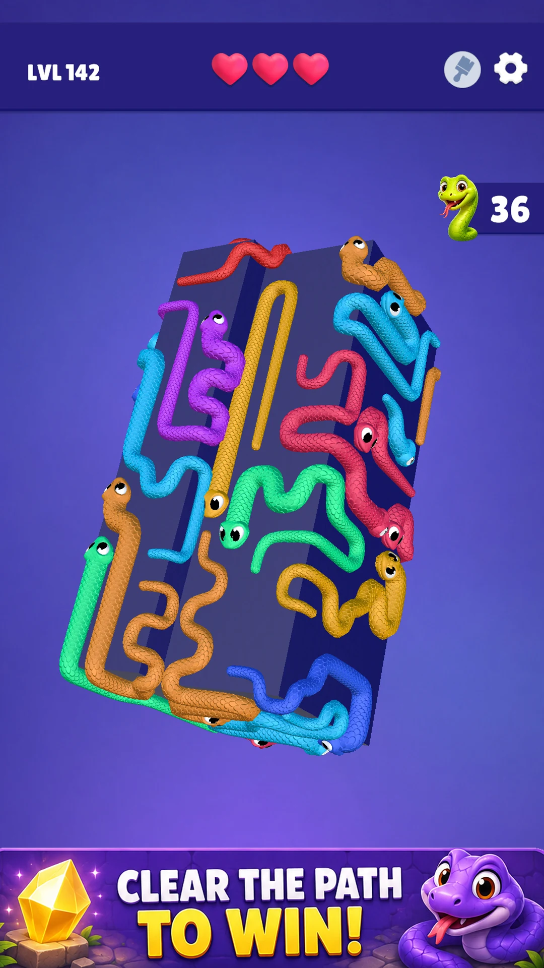 Slither Jam: Escape Puzzle 3D screenshot
