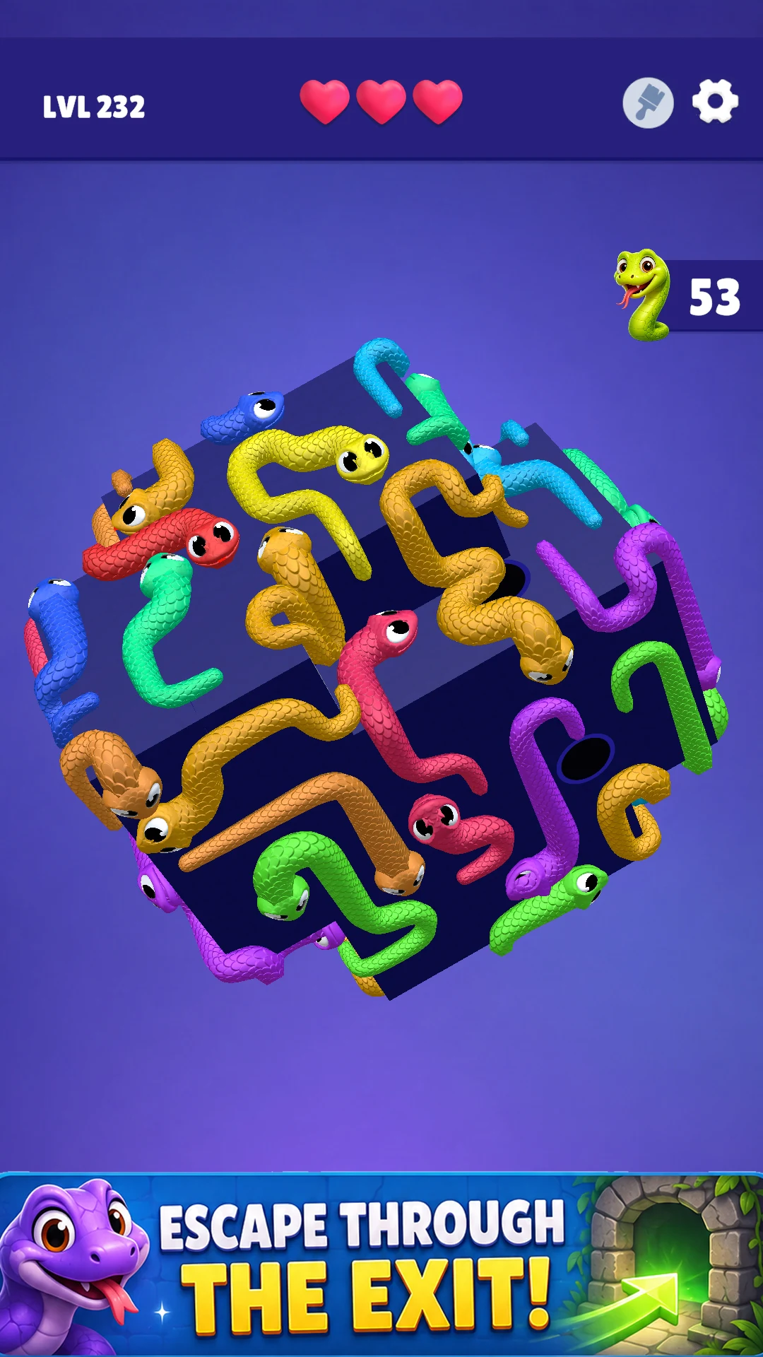 Slither Jam: Escape Puzzle 3D screenshot