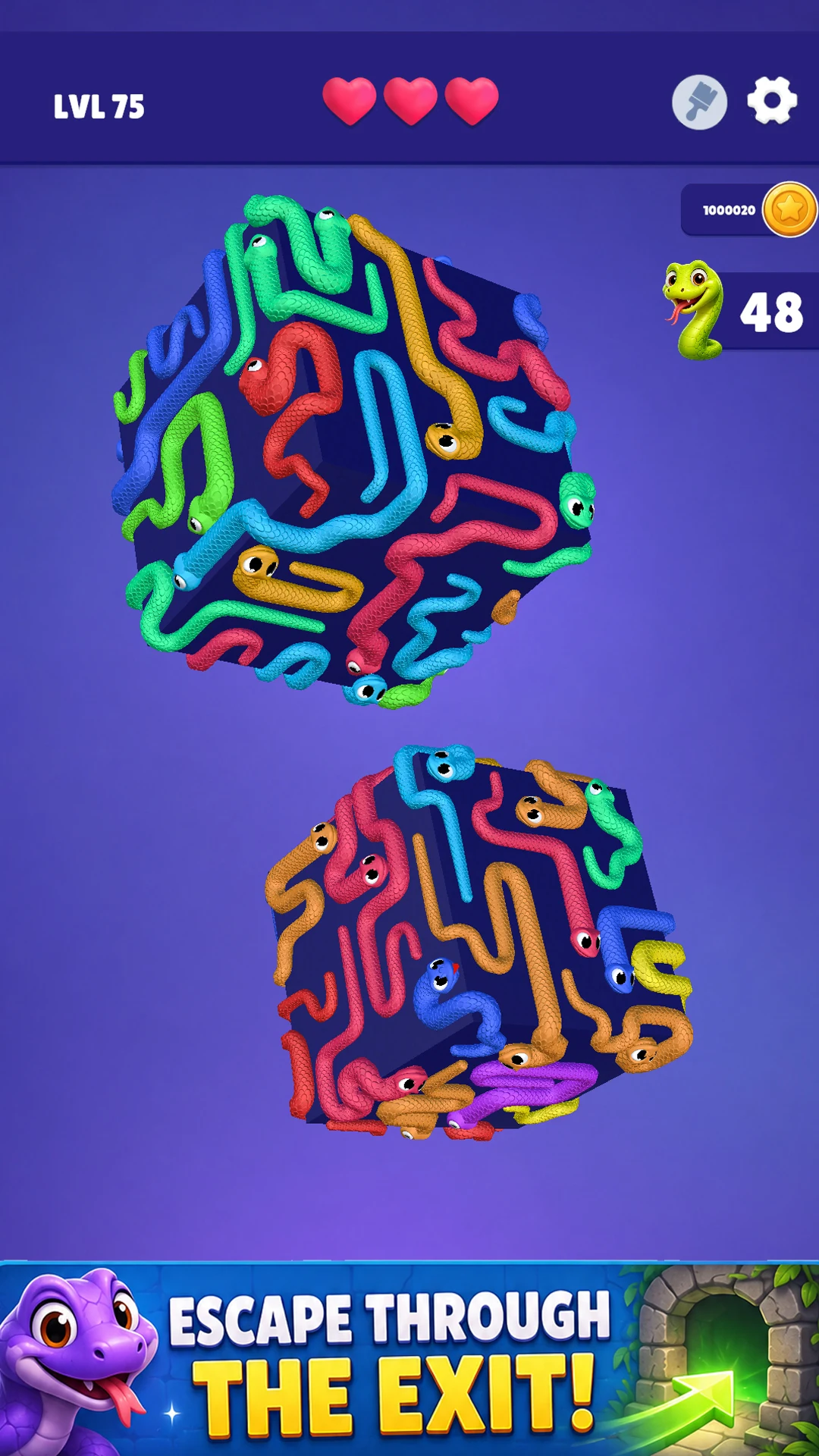 Slither Jam: Escape Puzzle 3D screenshot