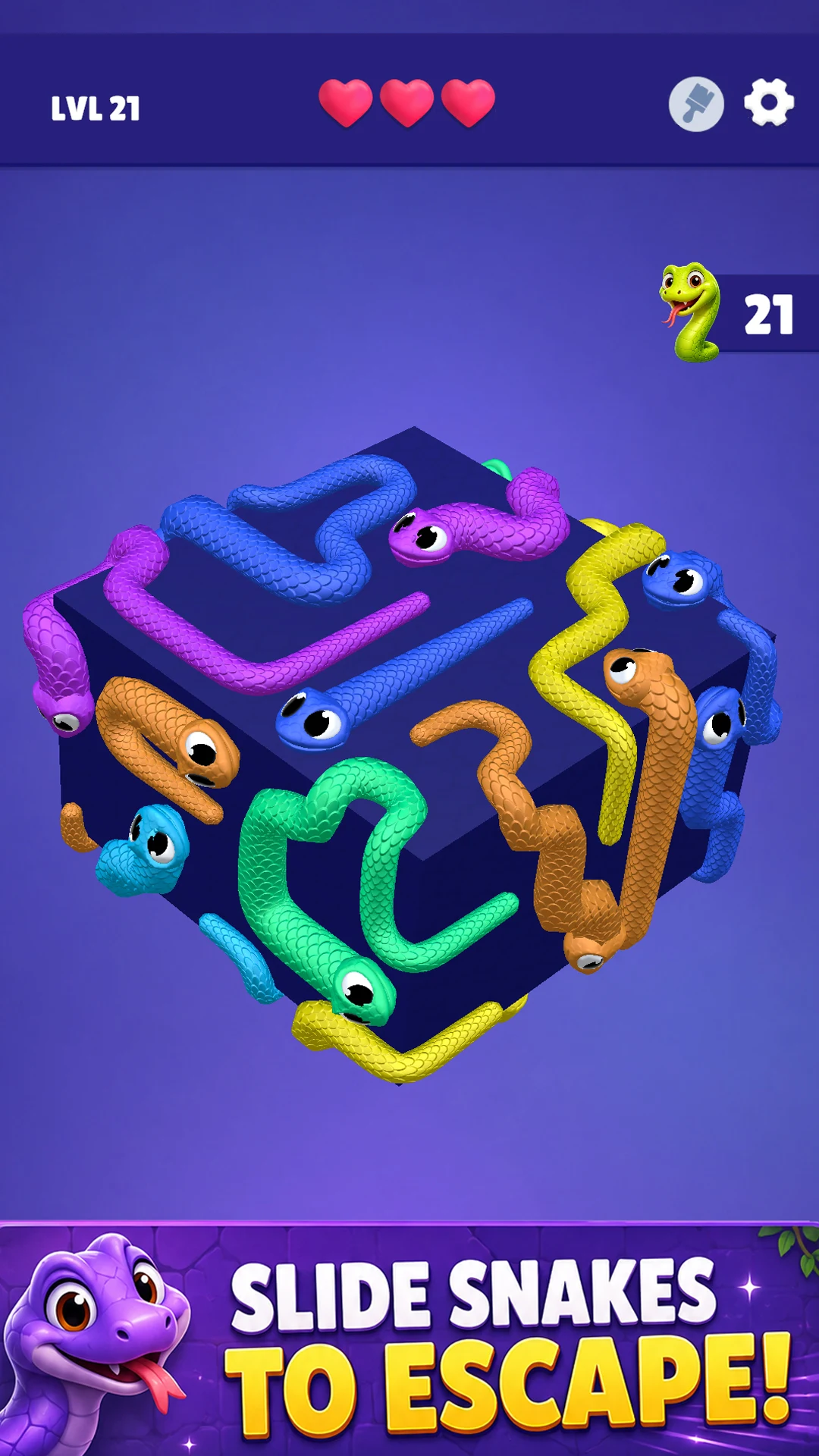 Slither Jam: Escape Puzzle 3D screenshot