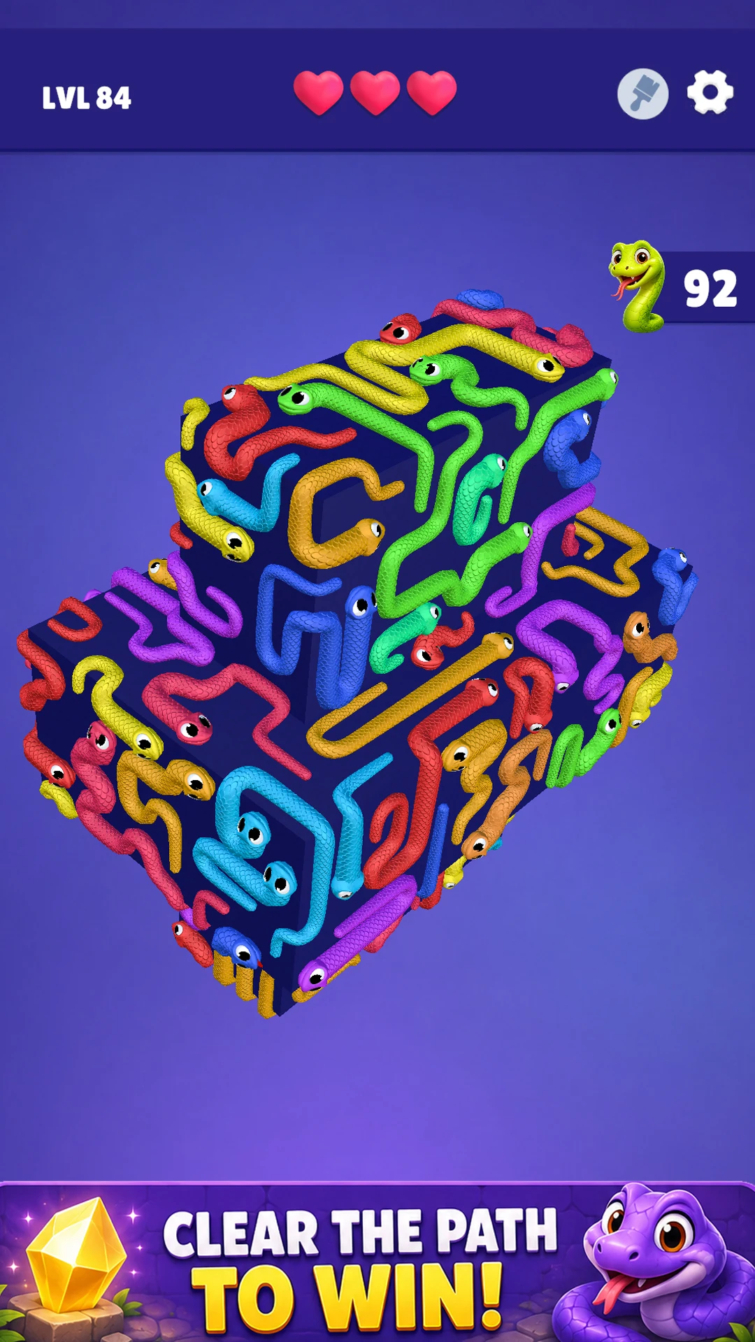 Slither Jam: Escape Puzzle 3D screenshot